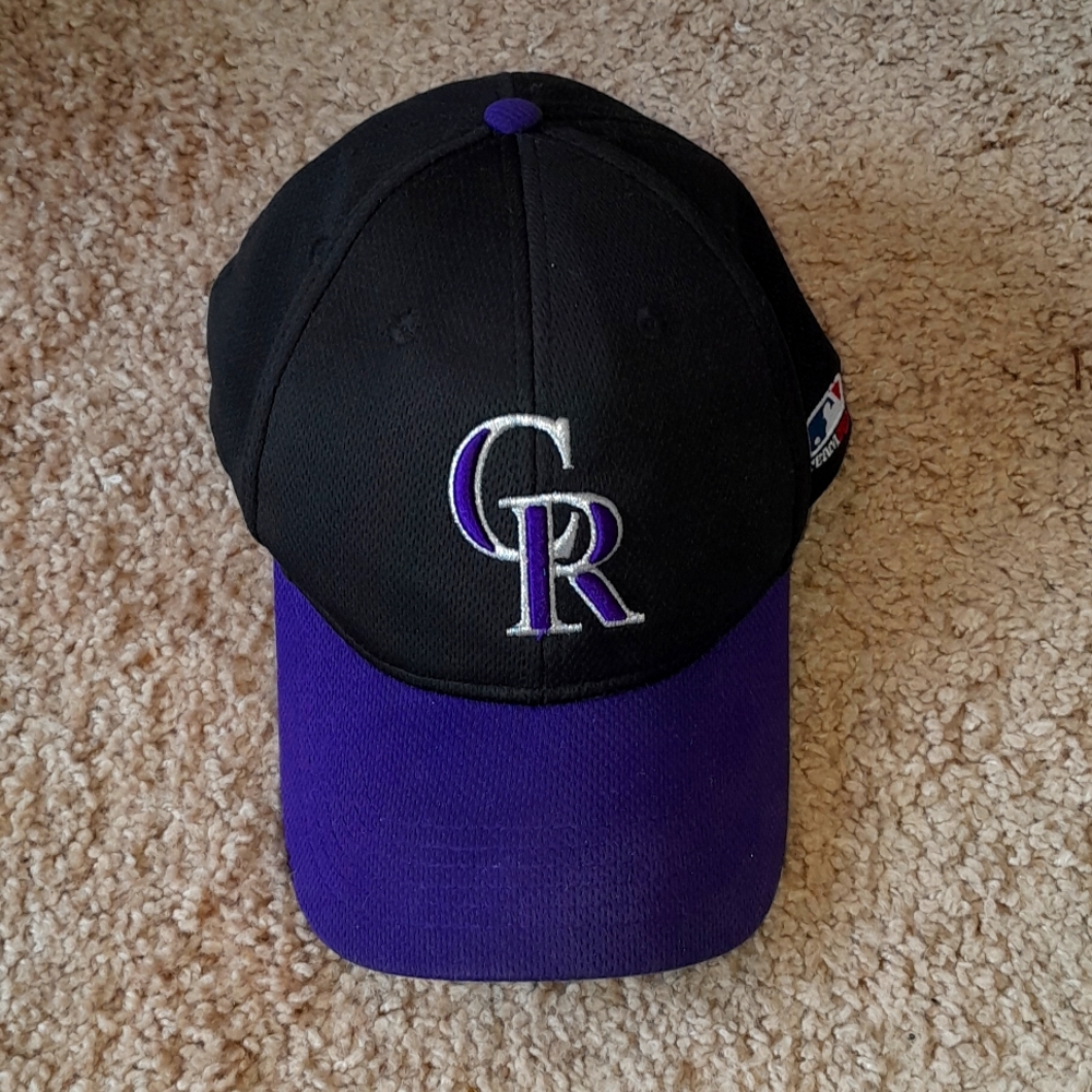 Colorado Rockies purple & black adjustable baseball cap 🧢